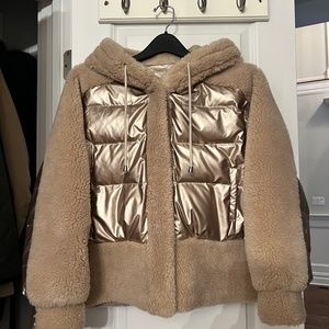 LoveShackFancy metallic puffer